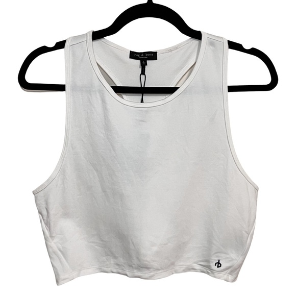HP 🎉 Rag&Bone Lily Crop Top in color White - Picture 3 of 6